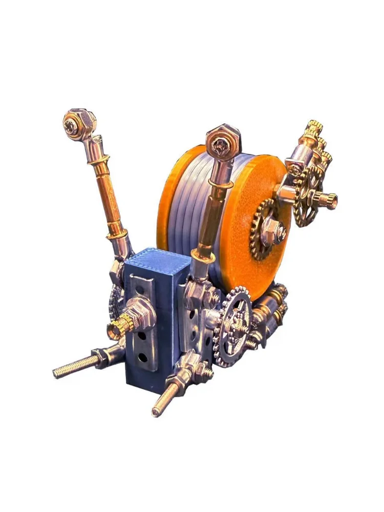 Steam-punk Mechanical Insect Snail Metal Assembly Toy Model Creative Handicraft DIY Ornament Boys Gift