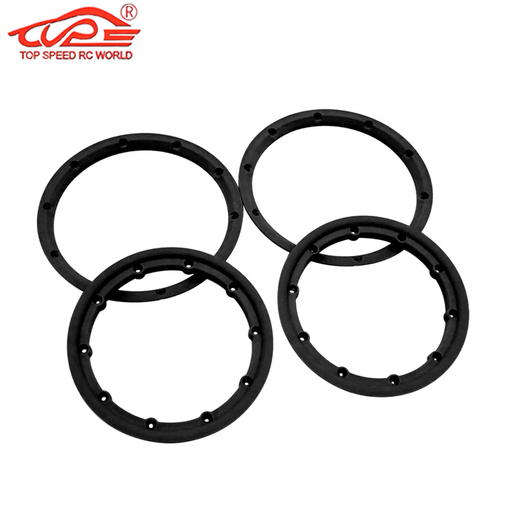 HPI ROVAN KM BAJA Losi 5ive-T FID DTT QL 트럭 부품용 1/5 나일론 또는 크롬 플라스틱 내부 또는 외부 휠 허브 비드락 링