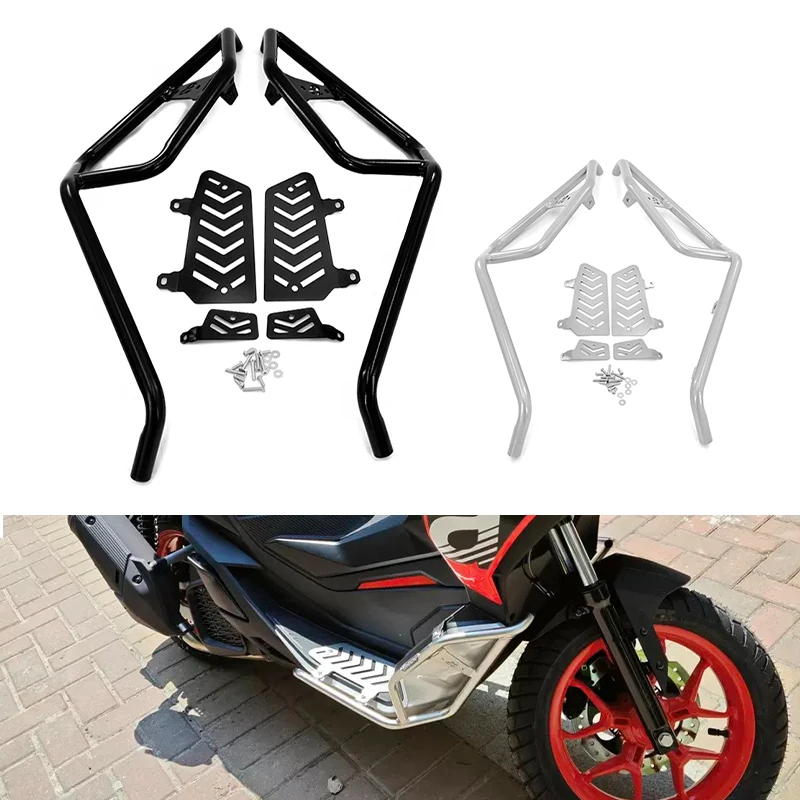 SRGT200 Motorcycle Engine Guard Crash Guard Falling  Bumper Protector Accessories For Aprilia SR-GT 200 SRGT125 2022 2023 2024