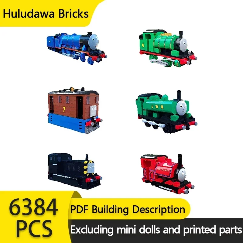 

Popular Anime City Car Model MOC Building Bricks Steam Locomotive Modular Technology Gifts Holiday Assemble Children Toys Suit