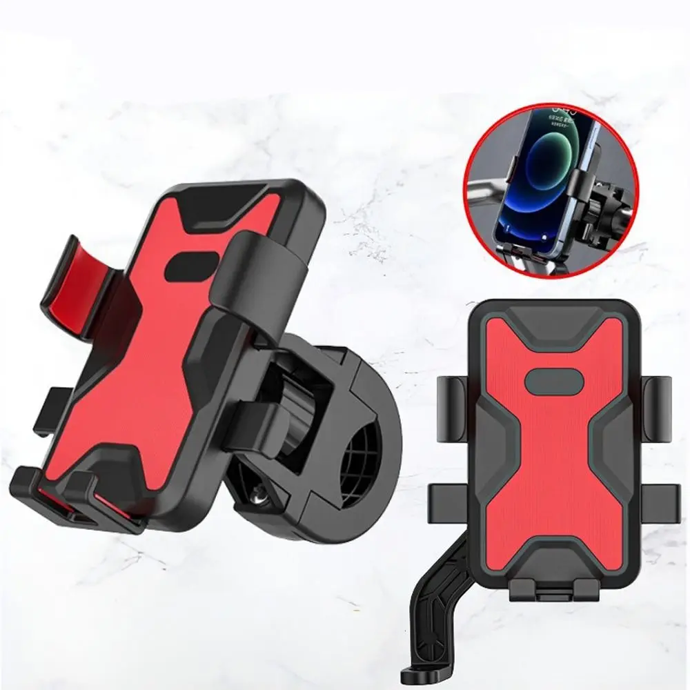 Waterproof Motorcycle Bike Phone Holder Shockproof Auto Lock Phone Bracket Rotatable Cycling Phone Stand