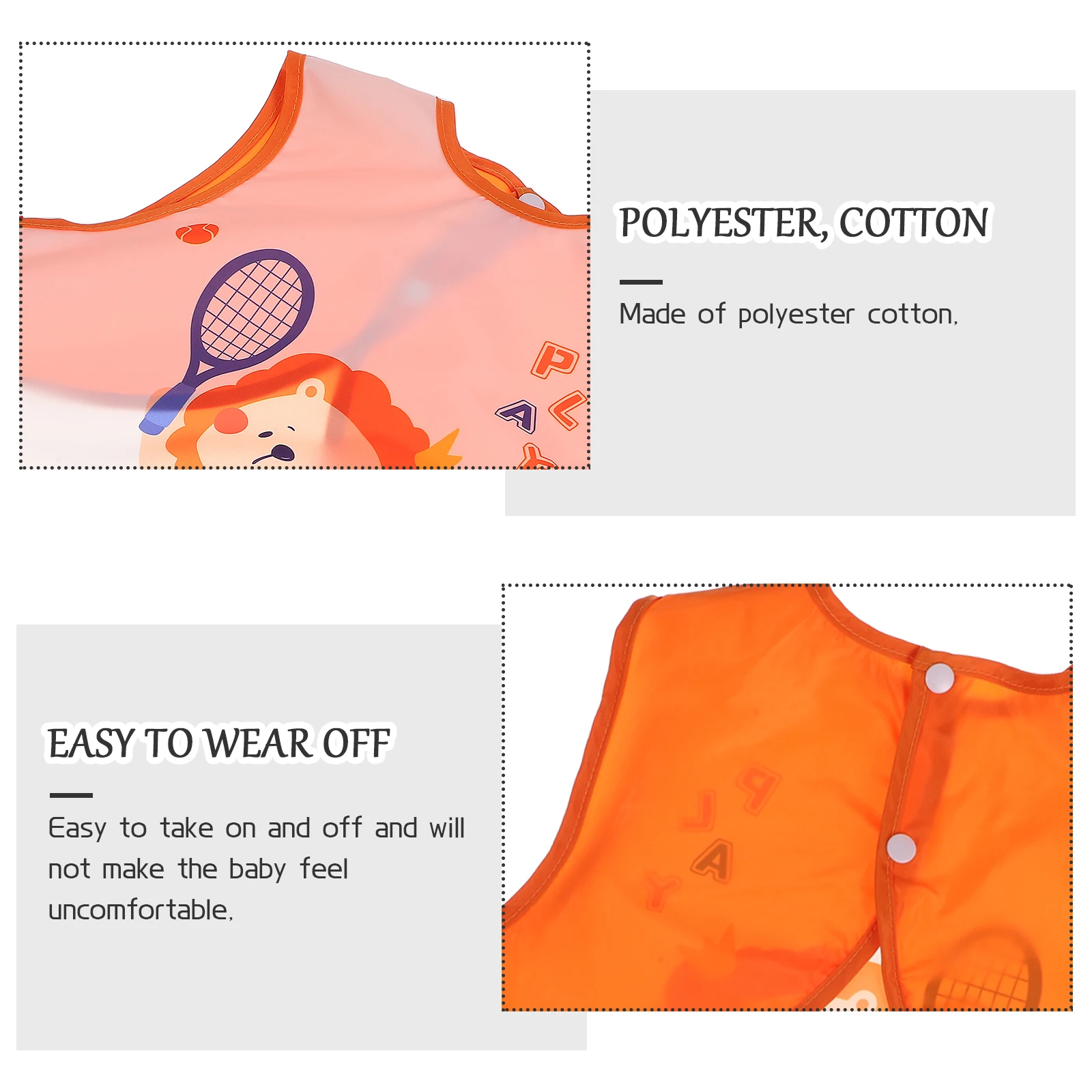 

Summer Waterproof Bibs for Baby Kids Toddler Feeding Cartoon Clothing Protector Safe Sensitive Skin bibs saliva drooling