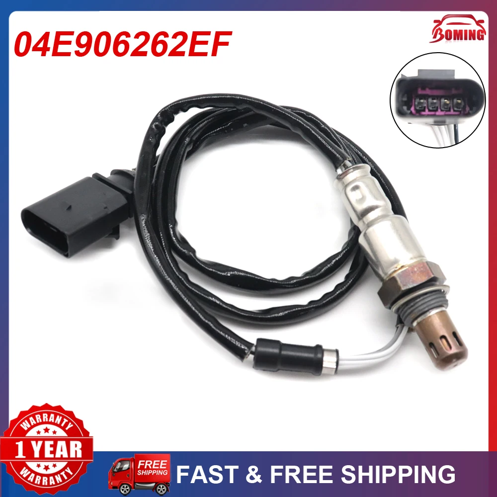 New Car Downstream Air Fuel Ratio Lambda O2 Oxygen Sensor 04E906262EF For Volkswagen Jetta 1.4L 2016-2018 04E-906-262-EF