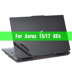 Naklejka na górną pokrywę laptopa do GIGABYTE AORUS 15 17 2022 XE4 Wstępnie przycięta folia winylowa bez pozostałości