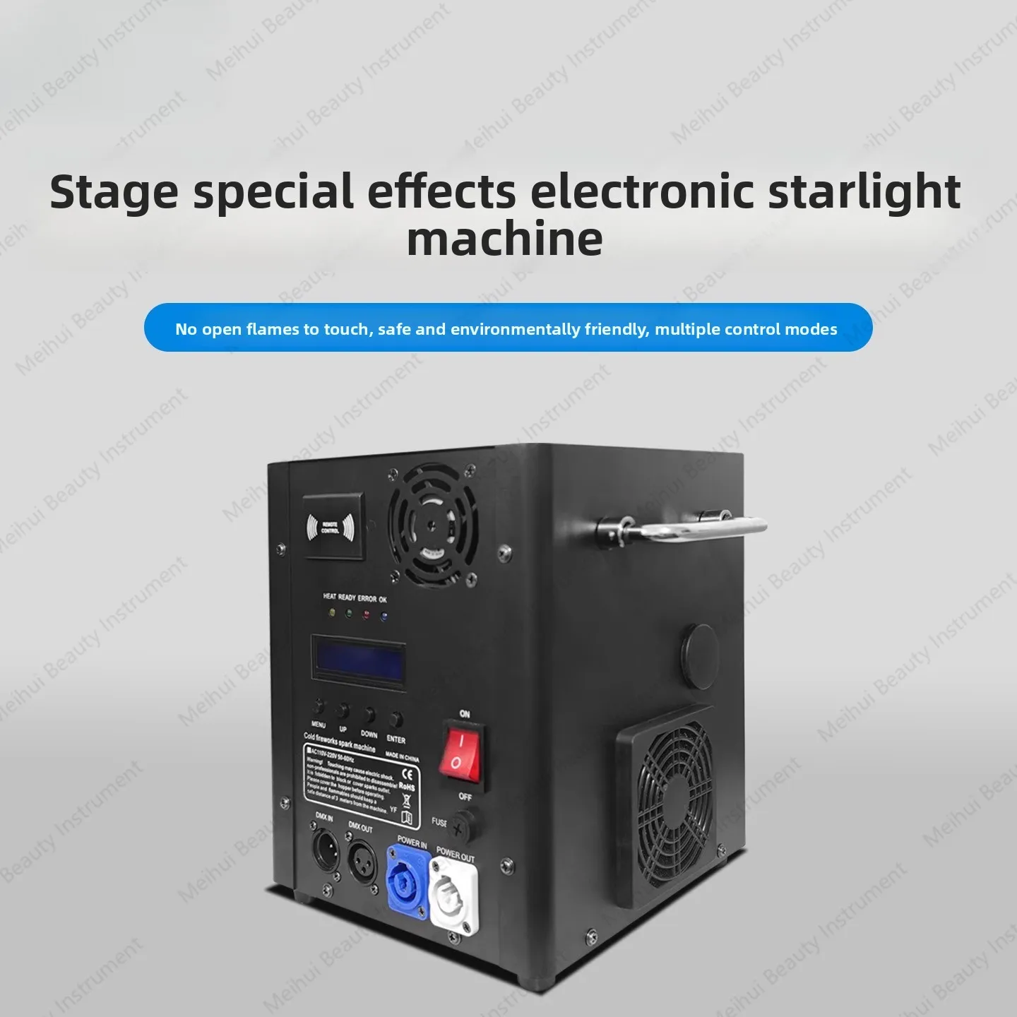 آلة طلاء الرش الإلكترونية ذات التأثيرات الخاصة للمسرح، آلة اللهب الباردة لحفلات الزفاف، دعائم جو فتح البار #1