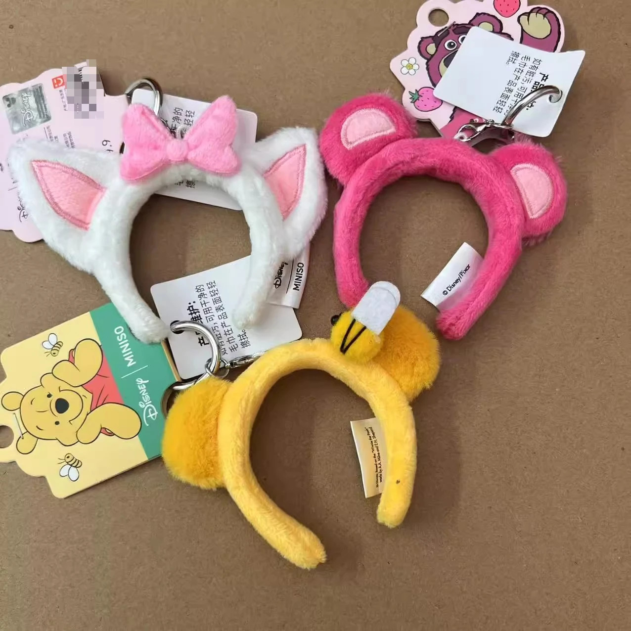 

Disney Mini Headband Keychain, Cute Cartoon Keyring Charm for Kids Girls Boys, Portable Party Gift Accessory