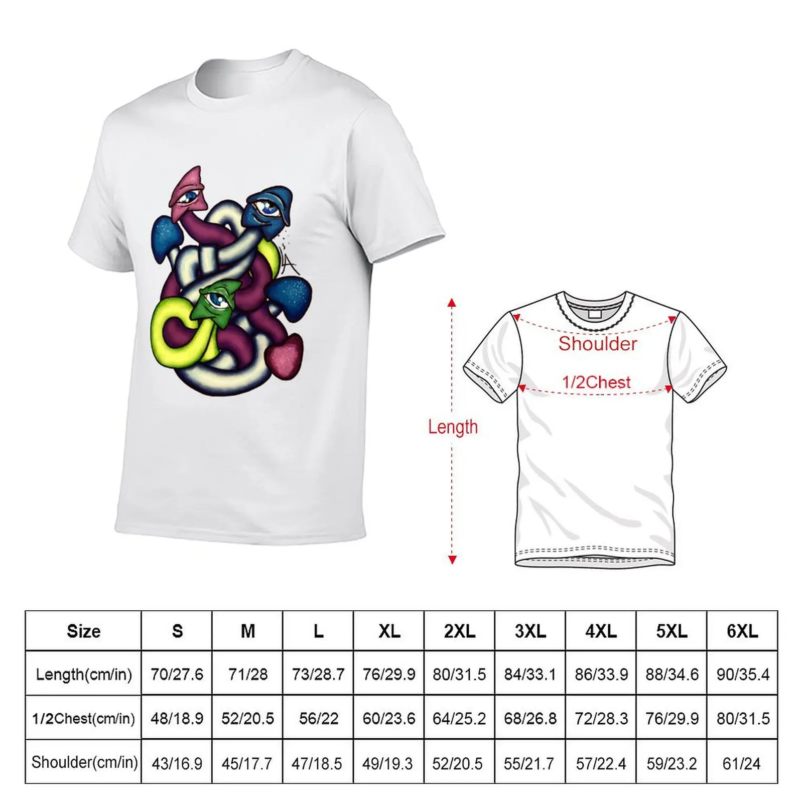 A Tangle of Shrooms T-Shirt Quick Dry Outdoor Sports T-Shirt