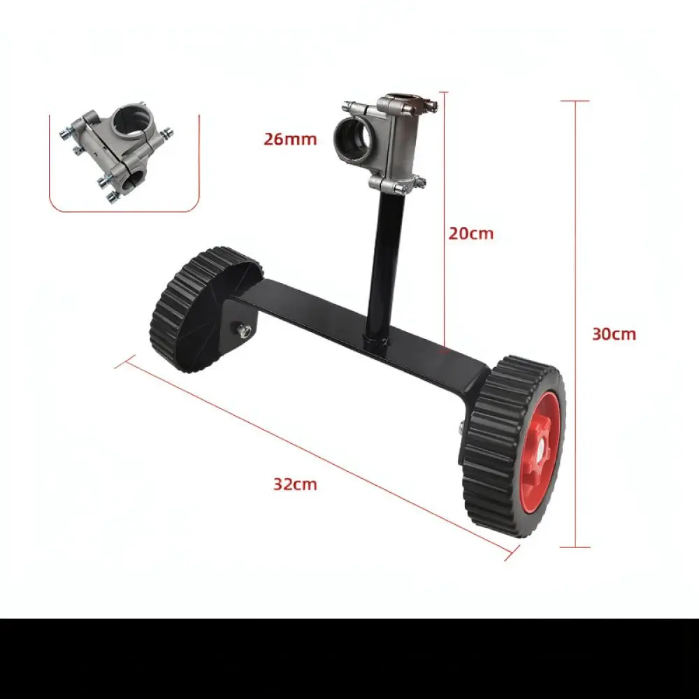 Garden Grass Trimmer Support Wheel Lawn Mower Auxiliary Attachment For Fansima Brush Cutter Roller Tool Labor Saving Aid