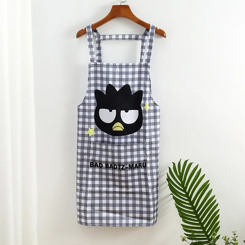 Sanrio Hello Kitty Apron Kitchen Apron Anime Kuromi My Melody Cinnamoroll Pachacco Cooking Cleaning Men Women Sleeveless Apron