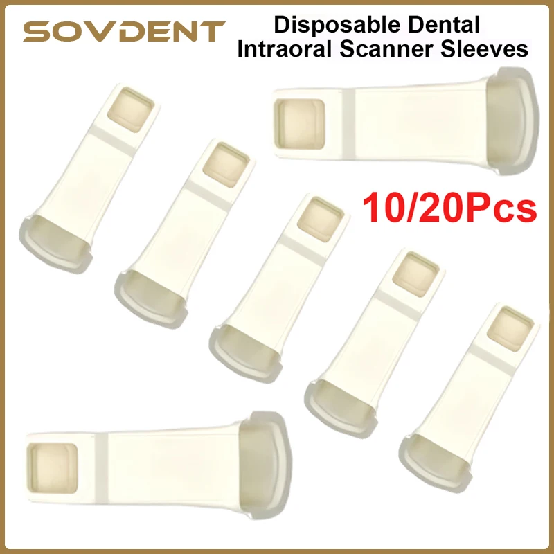 10/20Pcs Disposable Dental Intraoral Scanner Sleeves Disposable Protective Cover for iTero Dental Consumable