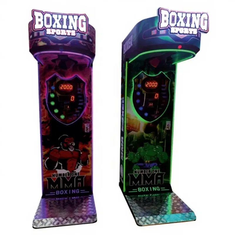 Boxing Champion Arcade Street Amusement Coin Operated Games Electronic Boxing Sports Punching Bag Vending Machine Price OME