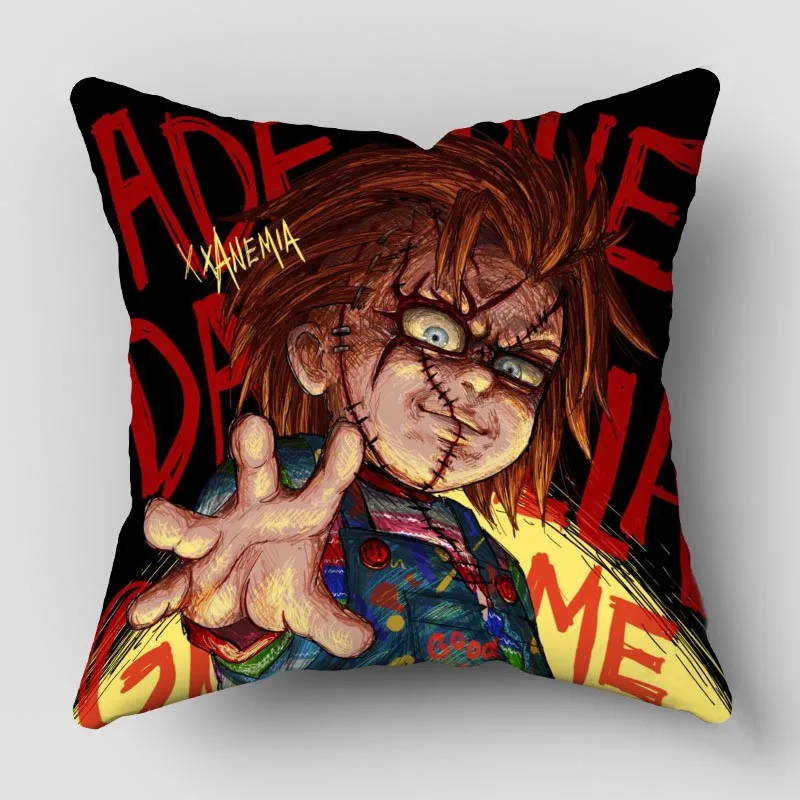 Child's Play Chucky Pillow Cover Customize Pillowcase Modern Home Decorative Pillow Case For Living Room 45X45cm