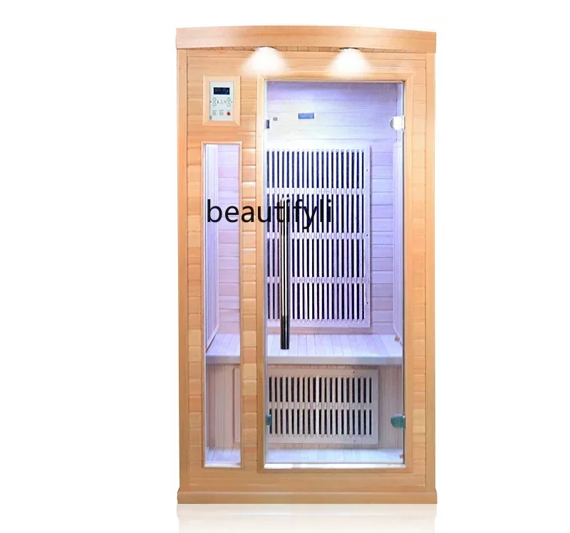 CC182R sauna de vapor de sudor por infrarrojos lejanos, sala de vapor seca para el hogar, salón de belleza, sala de fisioterapia, soporte personalizado