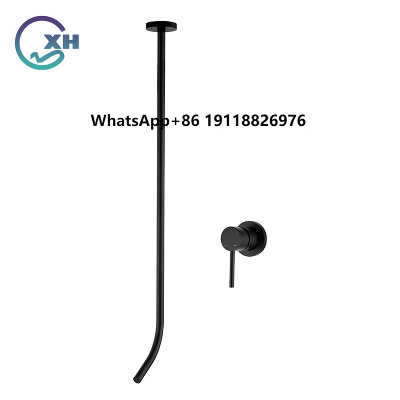 

Black Ceiling Mount Bathroom Faucet for Basin Sink & Bathtub Artistry Quality Hot & Cold Water Mixer Tap