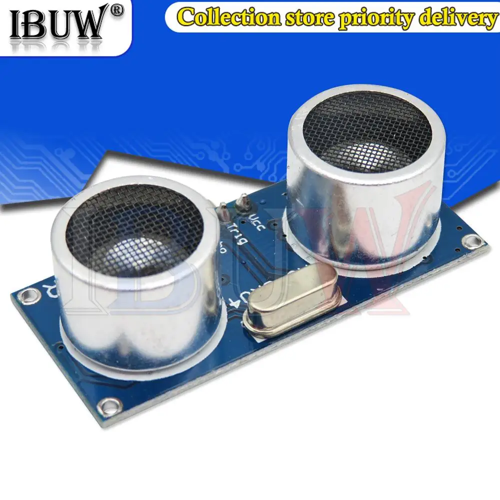 5PCS 초음파 모듈 HC-SR04 Arduino 초음파 파 탐지기 범위 모듈 용 거리 측정 변환기 센서