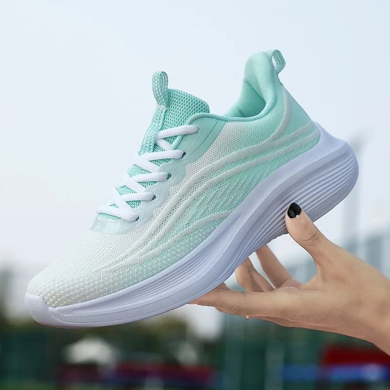 Women Casual Shoes Fashion Breathable Walking Mesh Flat Shoes Sneakers Women 2021 Gym Vulcanized Shoes White Female Footwear