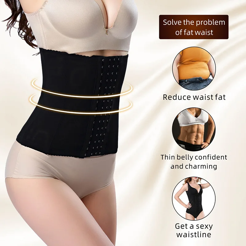 Women Waist Trainer Body Shaper Tummy Control Slimming Sheath Flat Belly Reductive Shapewear Women Corset Belts