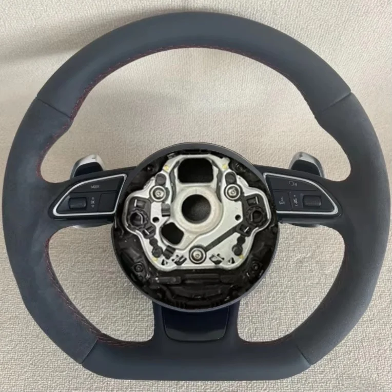 

High Quality Perforated Steering Wheel for Audi A3 A5 A6 A6L A4 A4L C8 Q5 Q7 TT RS3 RS4 RS5 S4 S5 B8 B8.5 B9 Car Steering Wheel