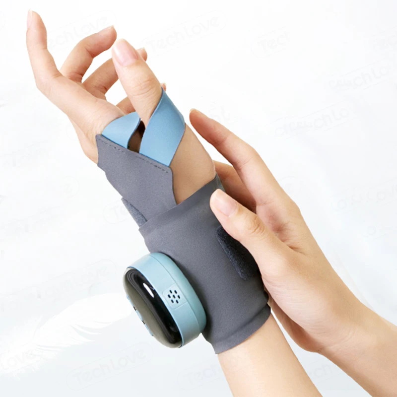 

EMS Heated Wrist Massager for Pain Relief with Infrared Heating Low Frequency Pulse Therapy