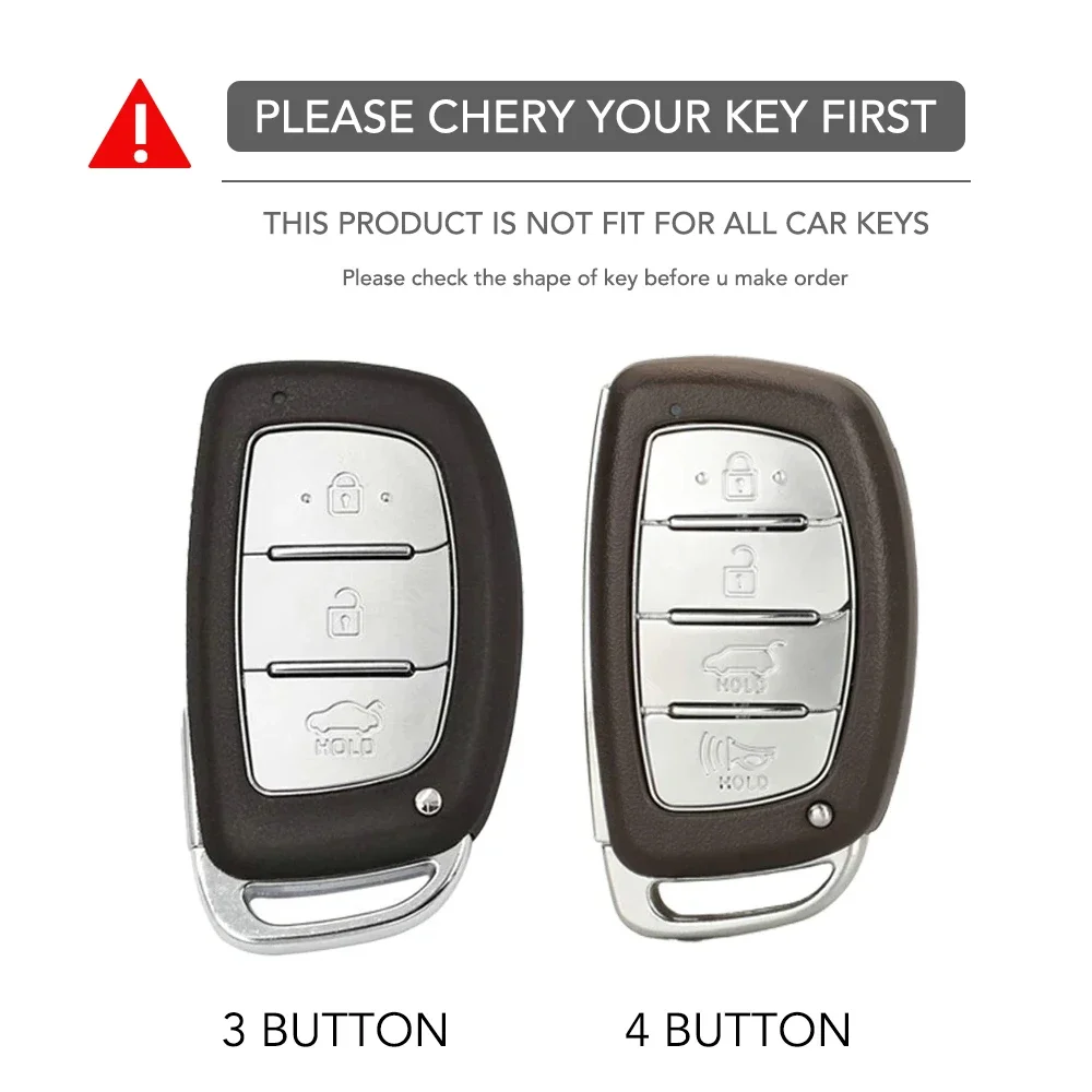 Silicone Keychain for Hyundai Ix35 Grand I10 Elantra 2017 Tucson Sonata Ix25 I20 Creta Santa Fe GLS Reina Key Cover Case