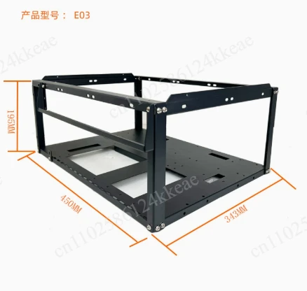 EATX motherboard 6-card bracket vertical and horizontal 3090 graphics card rack Stackable open chassis X79 X99 dual-channel