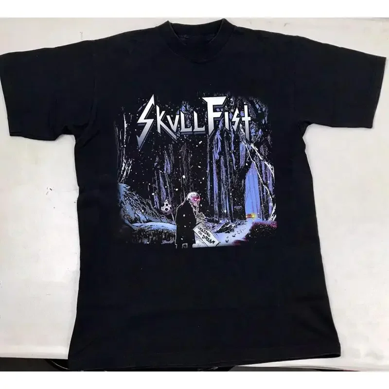 Skull Fist Band Chasing The Dream T Shirt Classic Black S 5XL 1J0142
