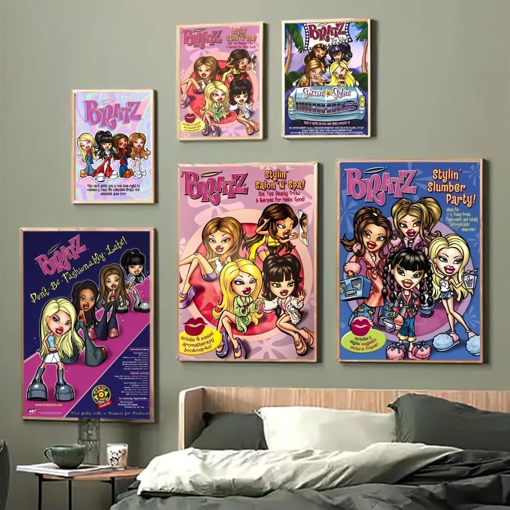 Bratz Doll Classic Classic Vintage Posters HD Quality Wall Art Retro Posters for Home Room Wall Decor