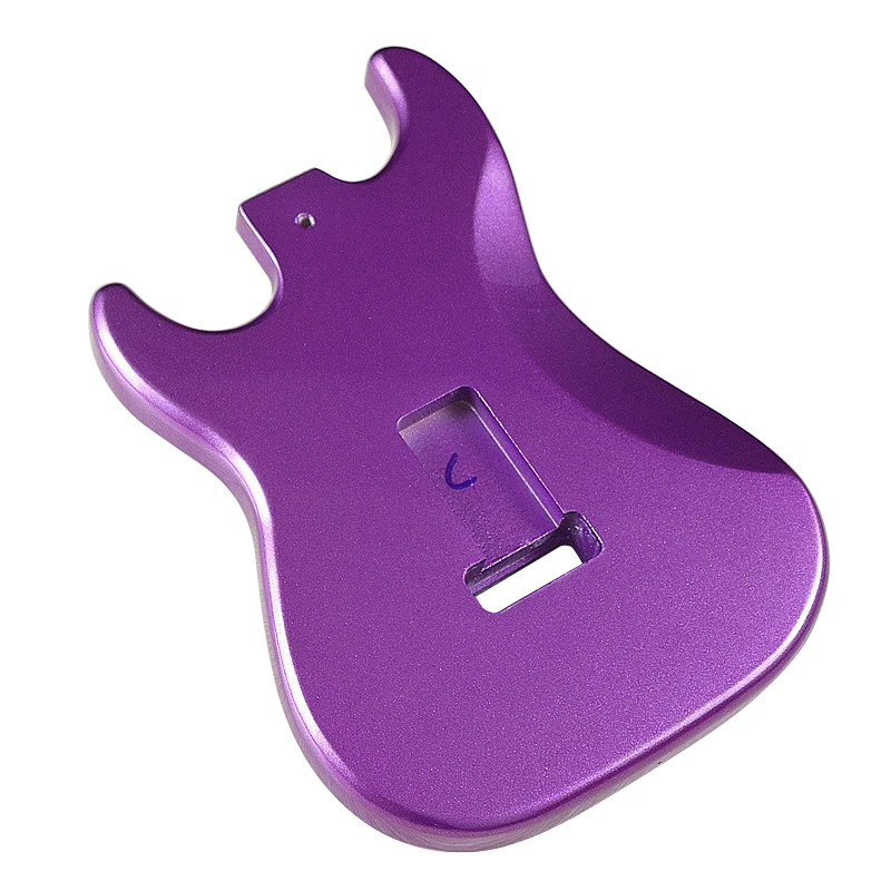 Guitar Parts Metallic Purple Color Poplar Wood Electric Guitar Body DIY Guitar Parts Guitar Barrel 5.7cm Pocket Width