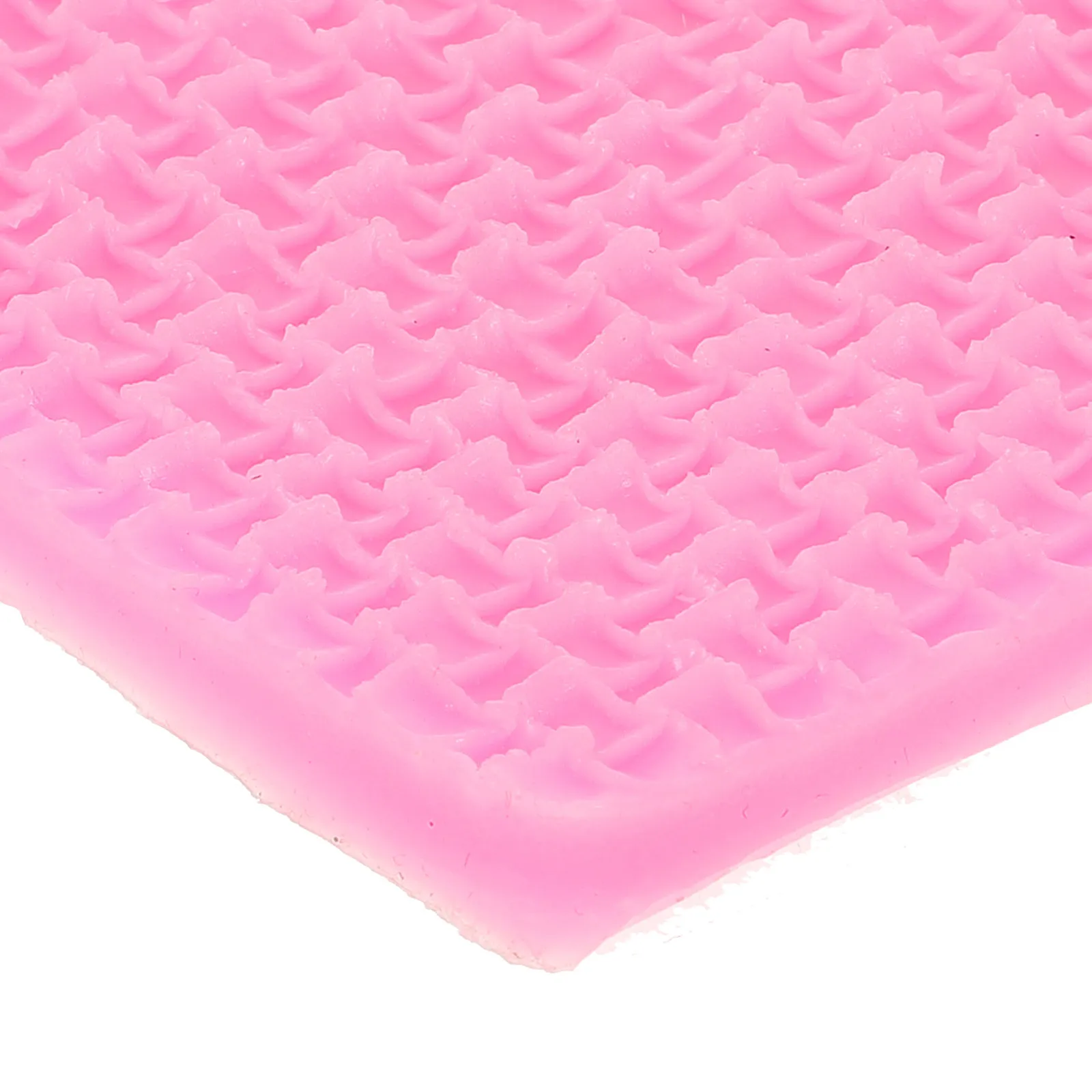 4Pcs Silicone Cake Mold Crochet Design Reusable Non-Stick Baking Mold for Fondant Chocolate Mousse Jelly Ice Cube Handmade Soap