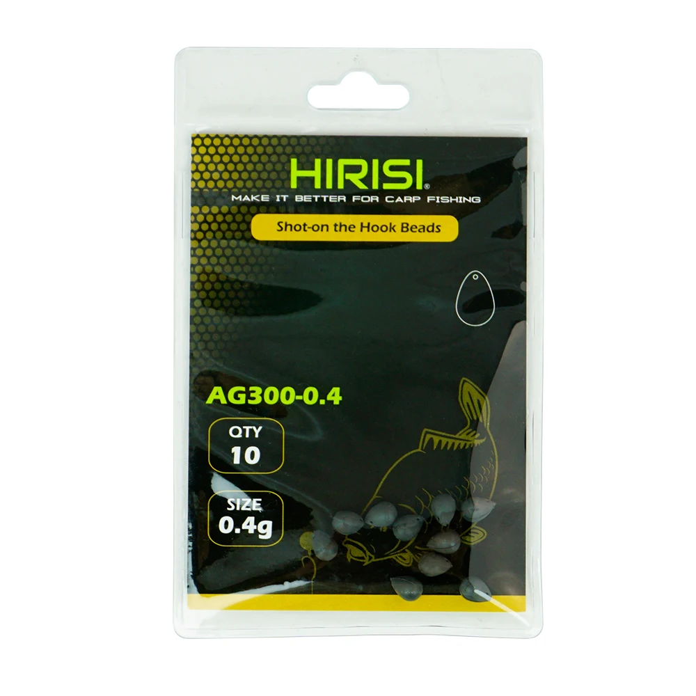 Hirisi 10/20 قطعة التنغستن الصيد النار على هوك الخرز 0.4 جرام Downforce هوك الخرز ل فائدة الكارب الصيد اكسسوارات المستجدات