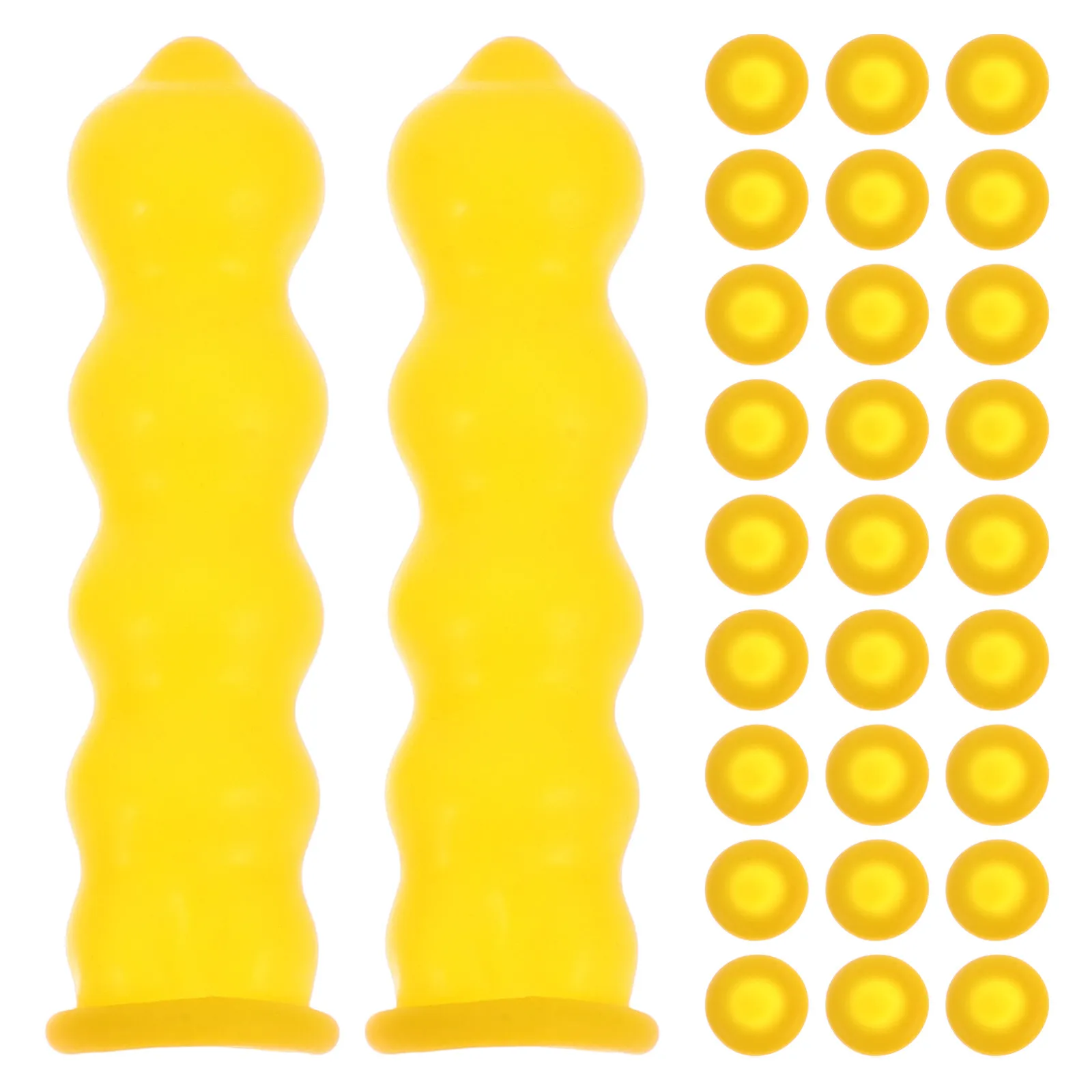 

80 шт. насадок-колпачков для герметика, латексные, устойчивые к деформации, герметичные колпачки для тюбиков с герметиком, насадки для герметизации швов