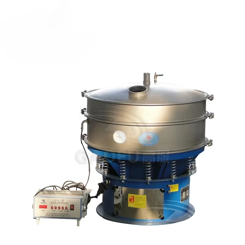Alloy Powder Vibro Shifter Machine Rotatory Vibrating Screen Sieve Separator with Ultrasonic Cleaning System