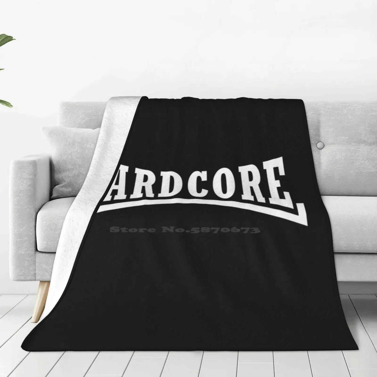 Hardcore New Selling Custom Print Flannel Soft Blanket Hardcore Angerfist Uptempo Terror