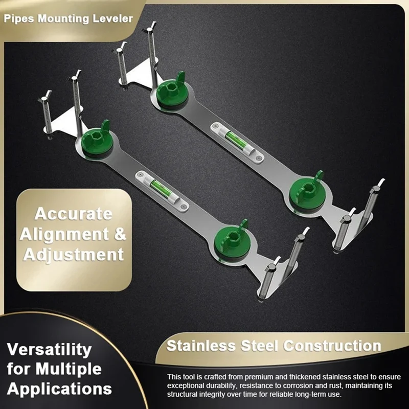 ท่อน้ำร้อนและเย็น4จุดตัวช่วยในการติดตั้งปรับระดับแบบคงที่ช่วยในการอาบน้ำเครื่องทำน้ำอุ่นได้อย่างง่ายดาย