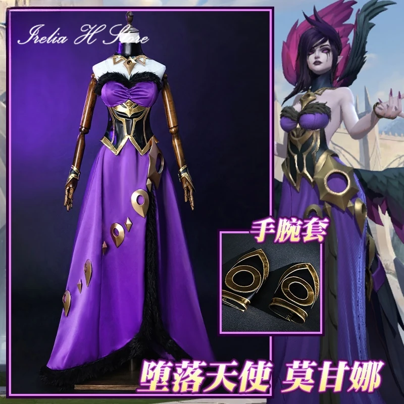 

Irelia H Store LOL Morgana Cosplay Costume for women morgana classical skin halloween role cosplays