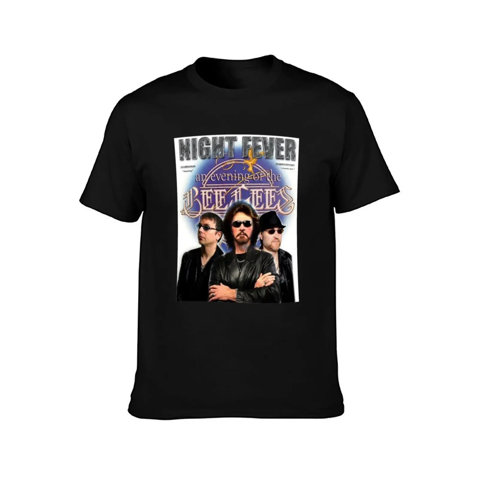 Graphic Design of Bee Gees Band - Night Fever Legend Music T-Shirt Trend Art Print T-Shirt