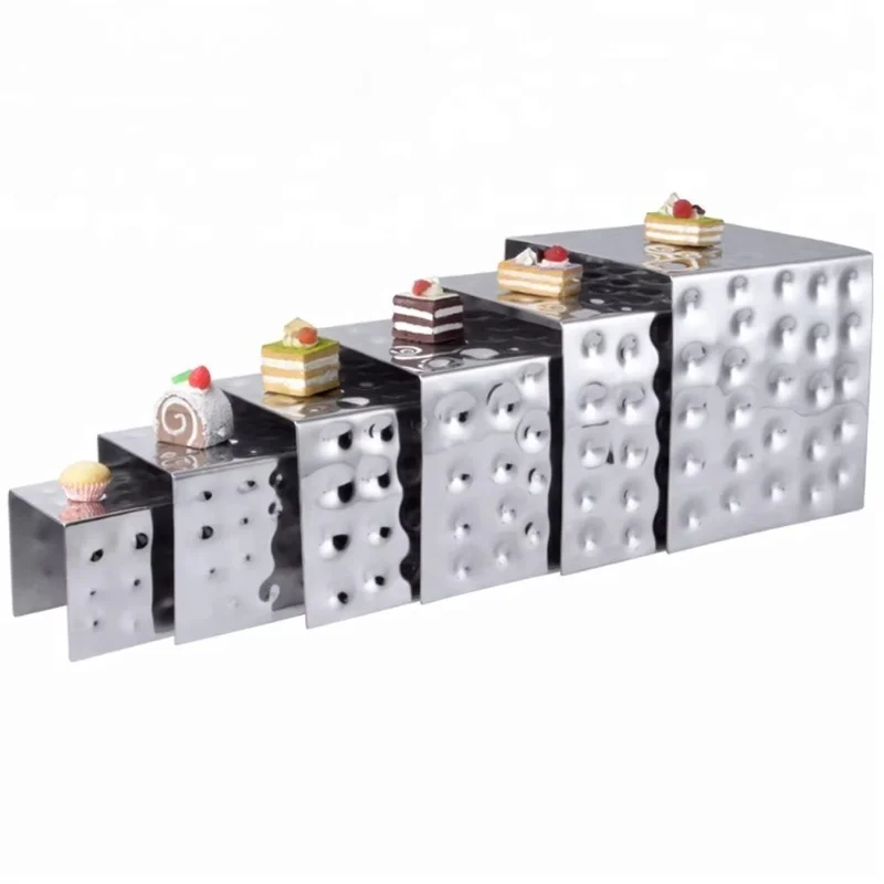 Catering display equipment Food rack Buffet display riser, stainless steel buffet food rack