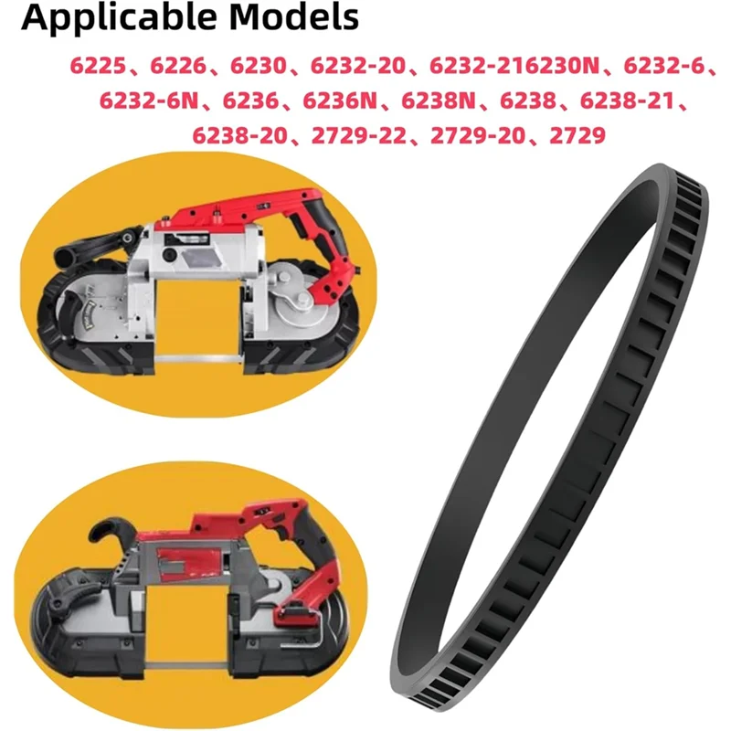 

A08I 6Pack Rubber Drive Belt For Band Saw Wheels For Portaband AO2807 6225 6238N Portaband Band Saw Rubber Belt