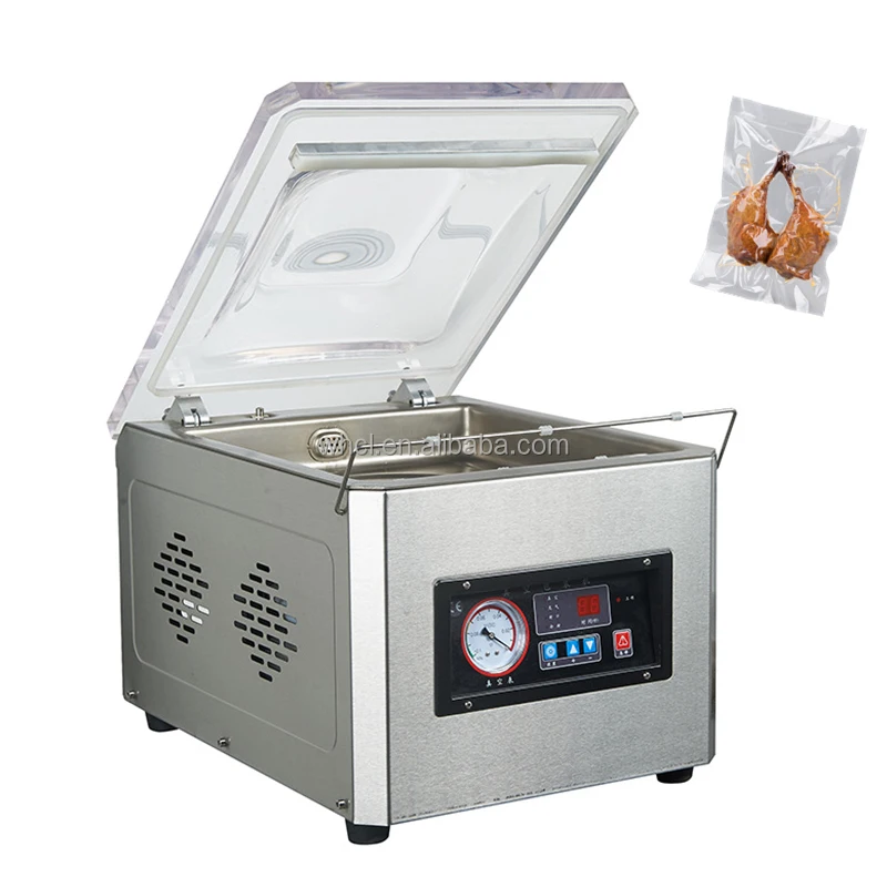 

260 Desktop Commercial Single Chamber Food Vacuum Sealer Bag Sealing Packaging Machine
