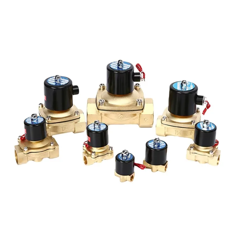2W Series Normally Closed Electric 220V 24V 12v Brass Water Solenoid Valve with G/NPT Thread