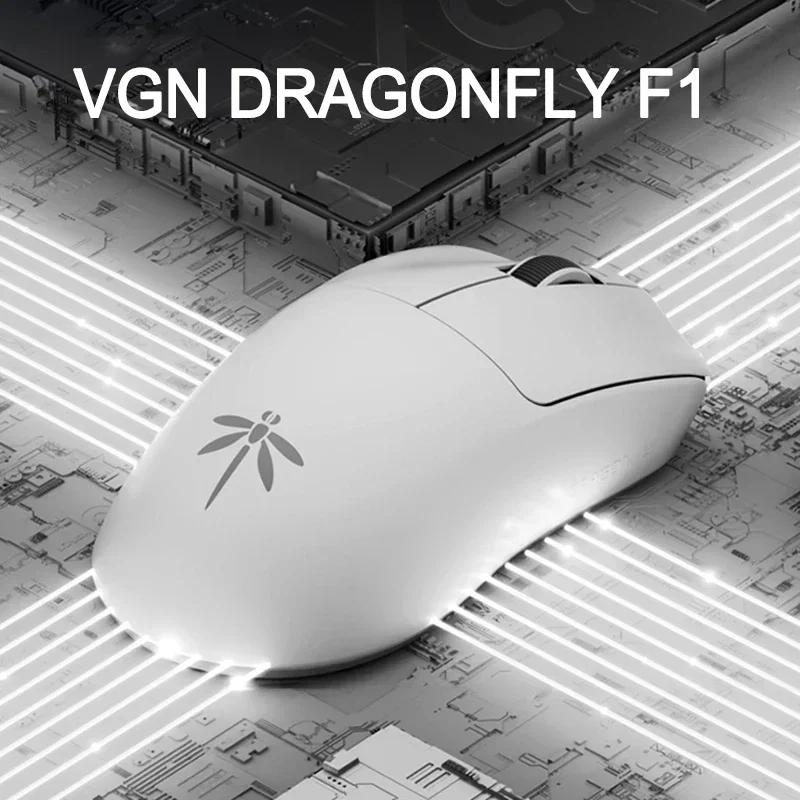 Vgn Dragonfly F1 Pro Max 4k Wireless Mouse Dual-mode Moba Gaming Mouse 2.4G Wired Lightweight E-sports Computer Accessories Gift