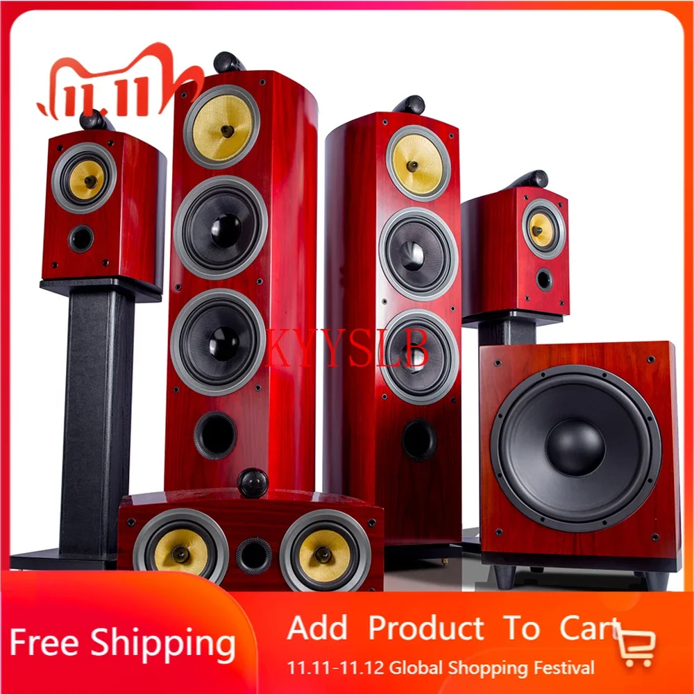 

5.1 / 7.1 Home Theater Speaker Featured 801 Hi-Fi HiFi Fever 5.1 / 7.1 Home Theater Set Wooden Floor Speaker 12 inch Subwoofer