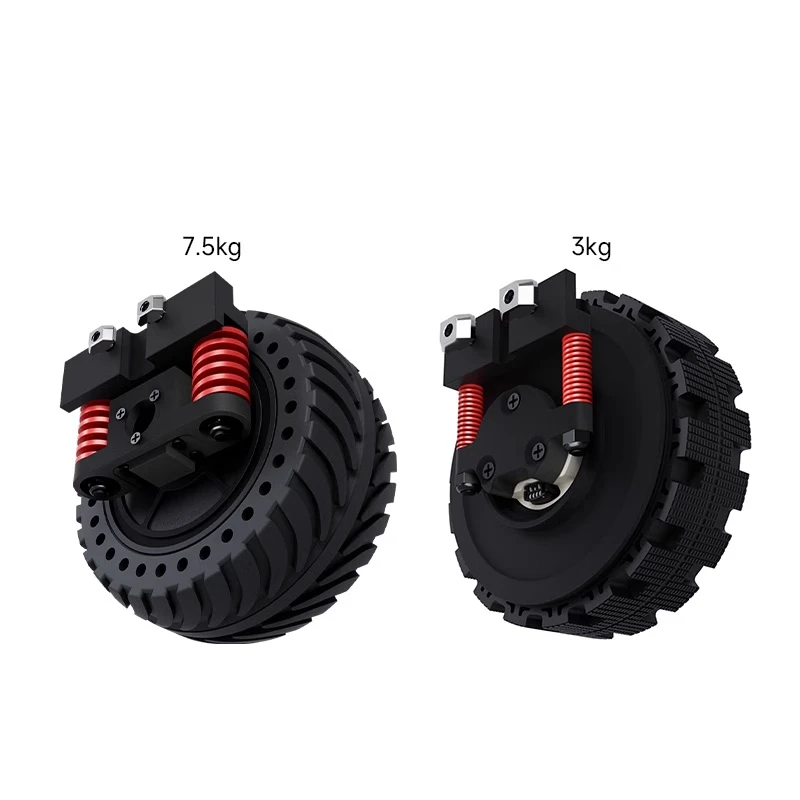 All-metal Compact UGV Suspension (A,B), High-strength Spring, 7.53KG Load Capacity, Suitable for DDSM210 and DDSM400 Hub Motors