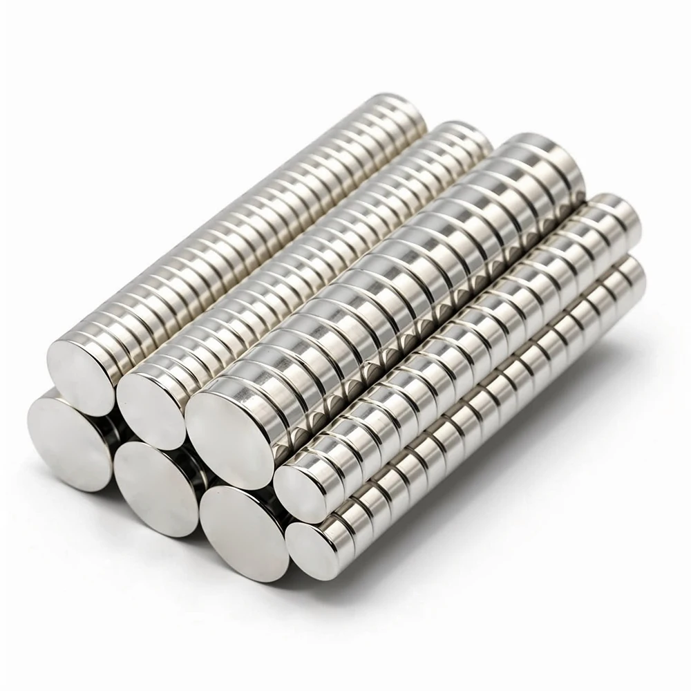 Krachtige Neodymium Magneet N35 NdfeB Permanente Magnetische imanes Ronde Super Sterke Koelkastmagneten DIY 2/4/5/6/8/10x2/3mm - afbeelding 2