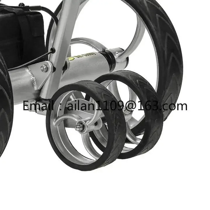 New Design Golf Kart Electric Golf Carts One Click Folding 3 Wheel Golf Push Cart