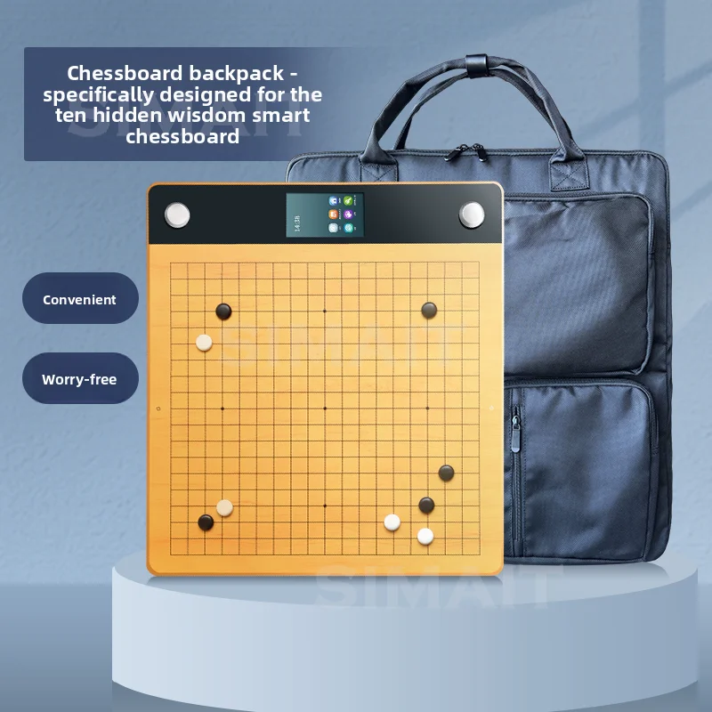 5G Smart Chess & Go Board, AI Dual-Sided Electronic Set with Puzzle Training & Game Review, Hidden Sensor Tech