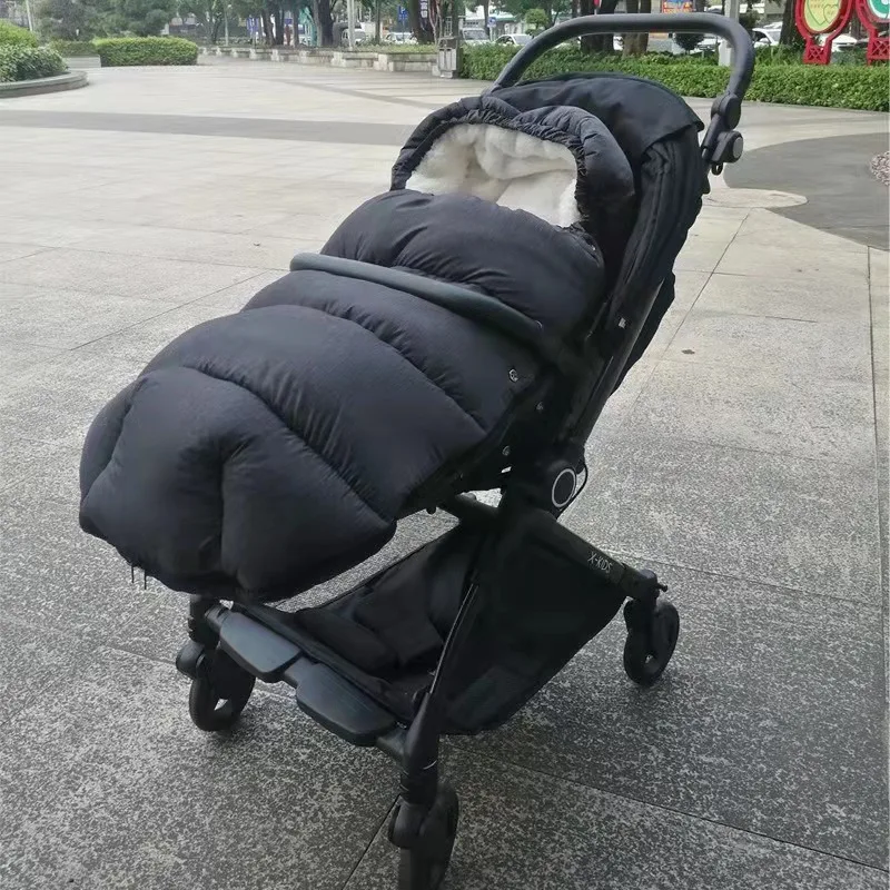 0-24Months Baby Carriage Sack Winter Baby Stroller Foot Cover Thickened Stroller Footmuff Baby Accessories