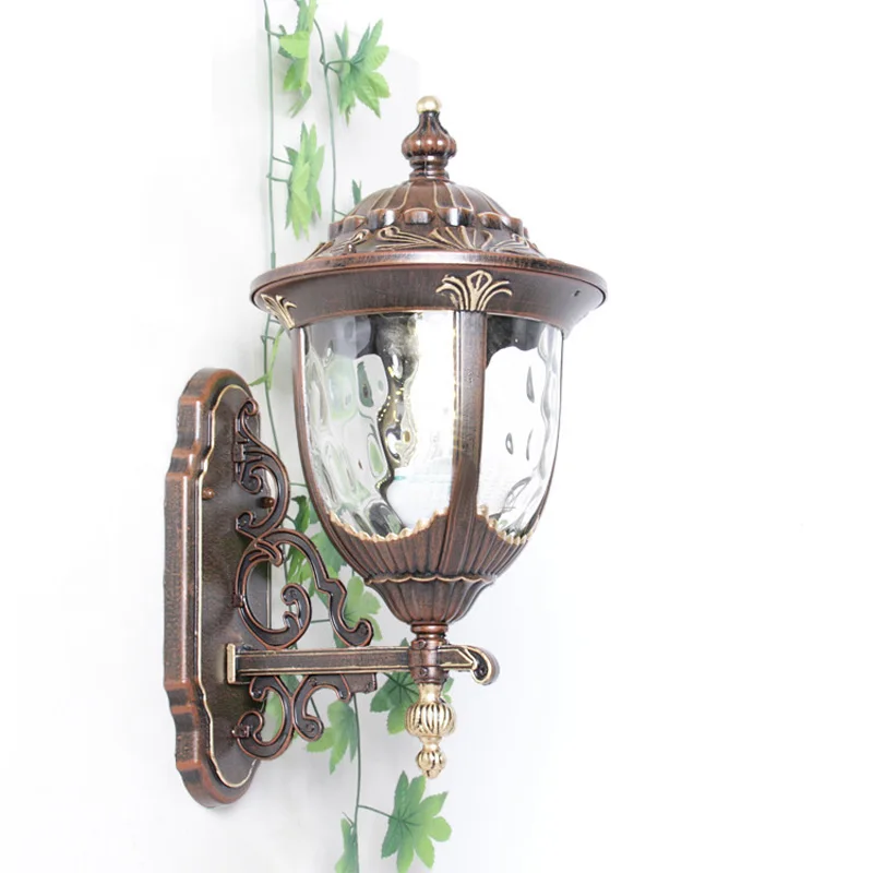 

Europe Vintage Waterproof Wall Lamp Outdoor Indoor Villa Enclosing Porch Lamp Courtyard Corridor Aisel Bar Lighting Fixtures