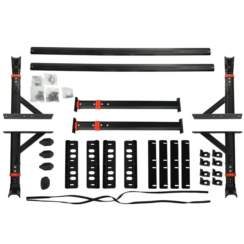 Pickup Truck Adjustable Multi Functional Roll Bar Roof Rack for Jeep  Truck Bed Ladder Rack