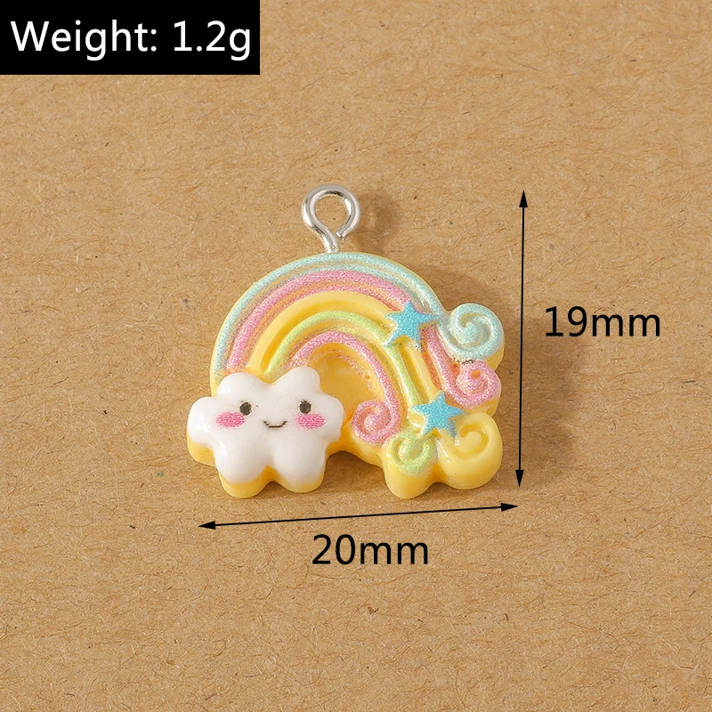 15 teile/los Mix Nette Harz Blume Charms für Die Herstellung Von Ohrringen Halskette Anhänger DIY Handgemachte kinder Schmuck Zubehör Erkenntnisse – Detail 30